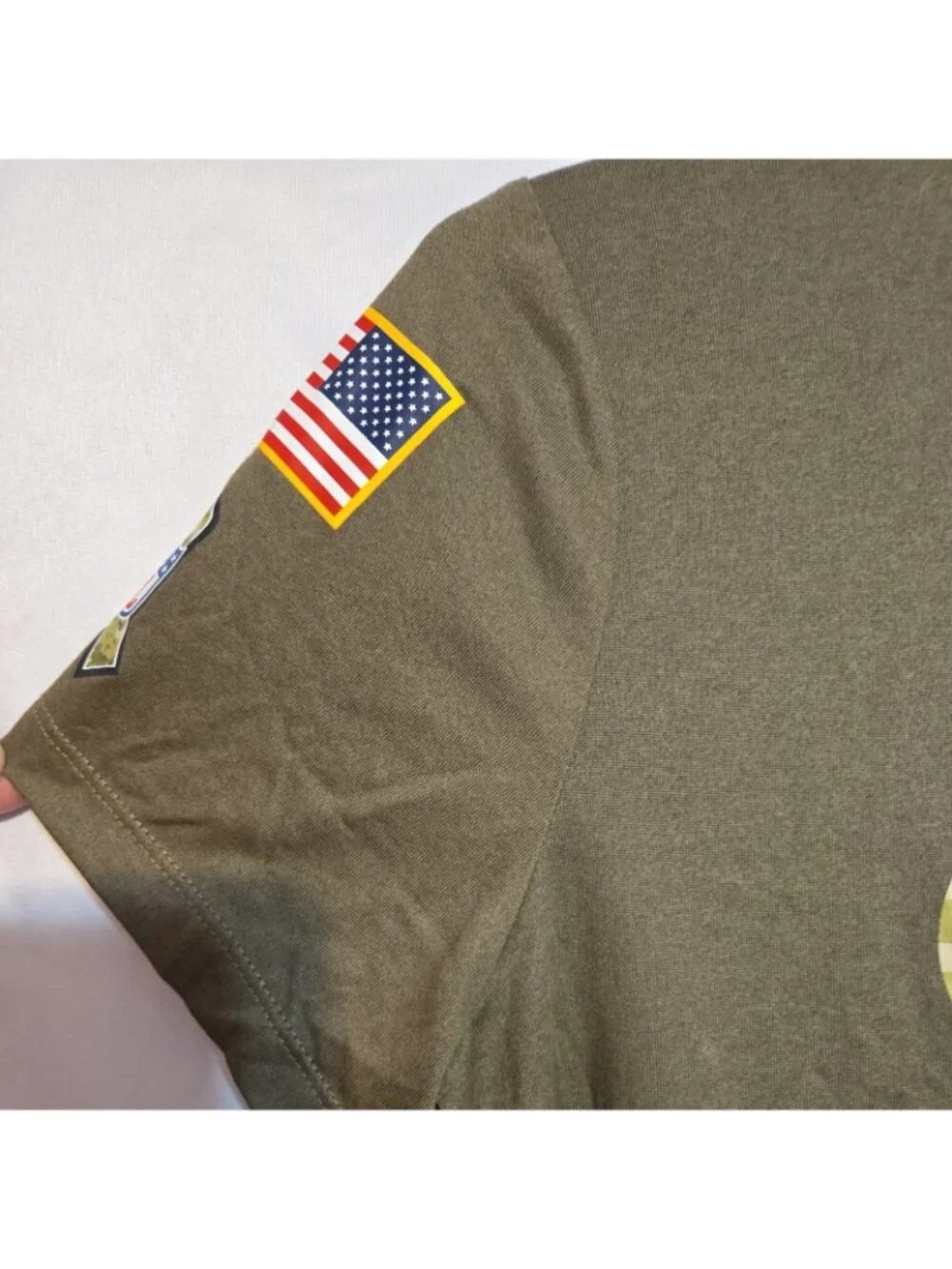 San Francisco 49ers Forty Niners Camo Salute to Service Nike Shirt Youth XL